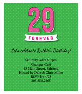 29 Forever Invitation